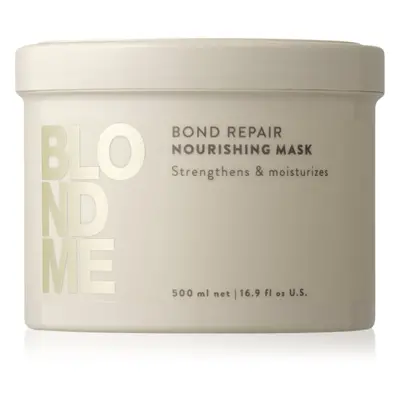 Schwarzkopf Professional Blondme Bond Repair Nourishing Mask intenzíven tápláló maszk 500 ml