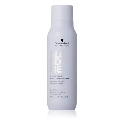 Schwarzkopf Professional Blondme Bond Repair Purple Conditioner lila kondicionáló szőke hajra 25