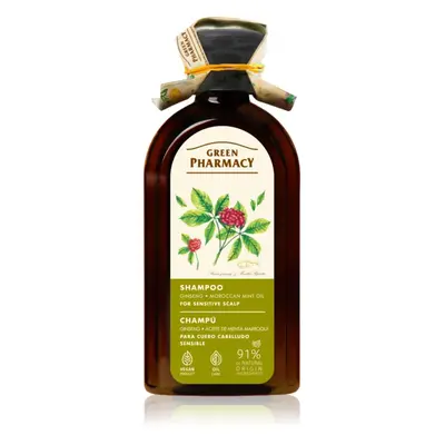 Green Pharmacy Ginseng Shampoo sampon zsíros fejbőrre és száraz hajvégekre 350 ml