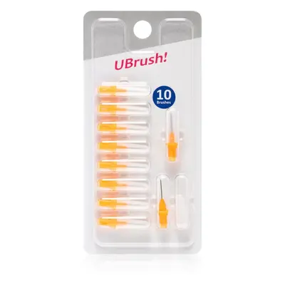 Herbadent UBrush! tartalék fogköztisztító kefe 0,8 mm Orange 10 db