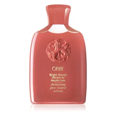 Oribe Bright Blonde lila sampon semlegesíti a sárgás tónusokat 75 ml