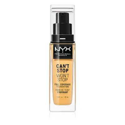 NYX Professional Makeup Can't Stop Won't Stop Full Coverage Foundation Magas fedésű alapozó árny