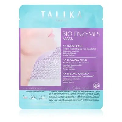 Talika Bio Enzymes Anti-Aging Neck Mask arcmaszk feszesítő hatással 12 g