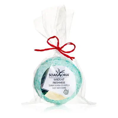 Soaphoria Inhale Exhale Freshness pezsgő fürdőgolyó Svěžest 85 g