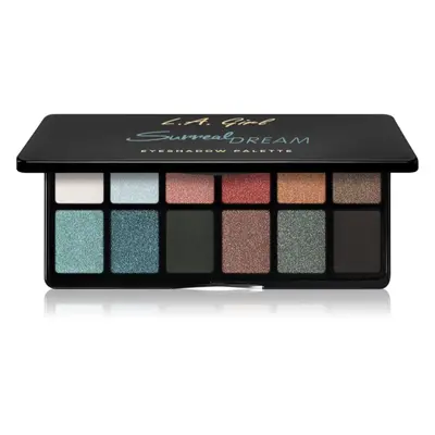 L.A. Girl Cosmetics Fanatic szemhéjfesték paletta árnyalat Surreal Dream 12x1 g