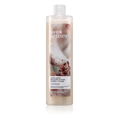 Avon Senses Indulgent Whipped Cocoa revitalizáló tusfürdő 500 ml