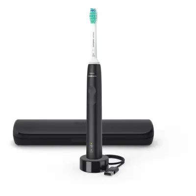 Philips Sonicare 3100 HX3673/14 Sonic elektromos fogkefe Black 1 db