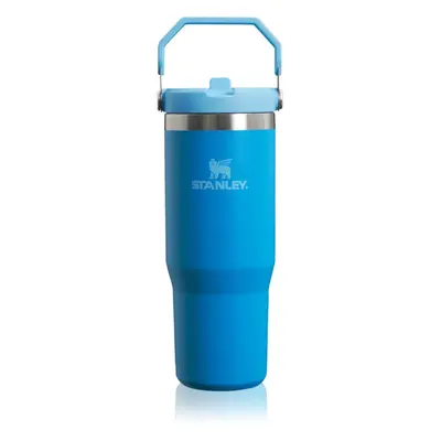 Stanley IceFlow™ Flip Straw Tumbler rozsdamentes kulacs Azure 890 ml