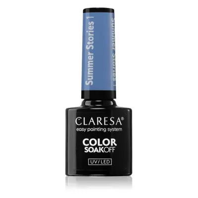 Claresa SoakOff UV/LED Color Summer Stories géles körömlakk árnyalat 1 5 g