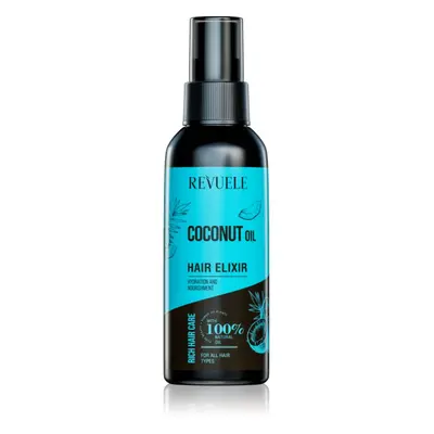 Revuele Coconut Oil Hair Elixir öblítést nem igénylő elixír a hajformázáshoz, melyhez magas hőfo