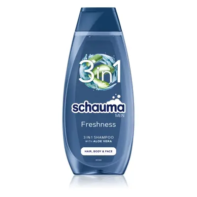 Schwarzkopf Schauma MEN frissítő sampon arcra, testre és hajra 400 ml