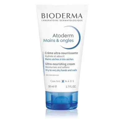 Bioderma Atoderm Cream Hand & Nails kézkrém nagyon száraz, érzékeny és atópiás bőrre 50 ml