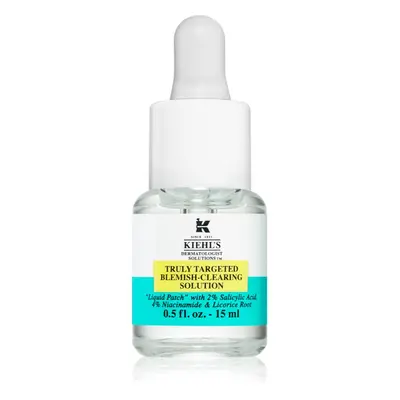 Kiehl's Dermatologist Solutions Truly Targeted Blemish-Clearing Solution szérum az aknés bőrre h