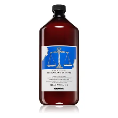 Davines Naturaltech Rebalancing Shampoo mélyen tisztító sampon a zsíros fejbőrre 1000 ml