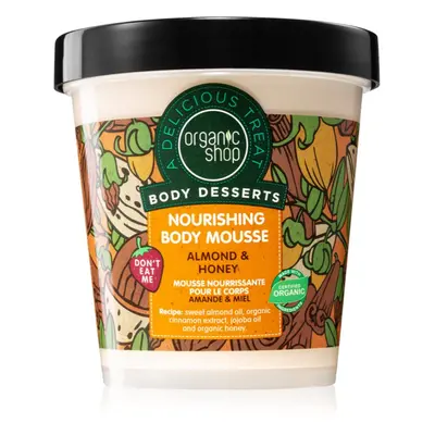 Organic Shop Body Desserts Almond & Honey testhab a táplálásért és hidratálásért 450 ml