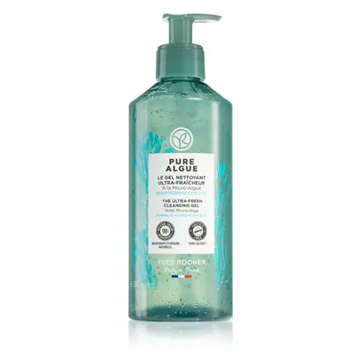 Yves Rocher Pure Algue frissítő tisztító gél normál és kombinált bőrre 390 ml