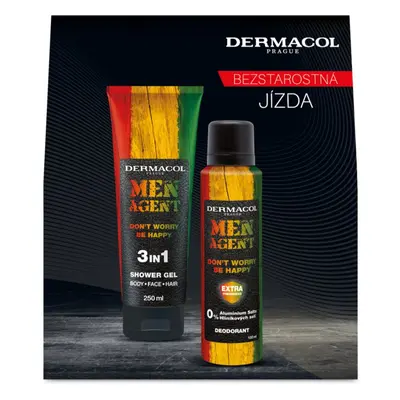 Dermacol Men Agent Don´t Worry Be Happy ajándékszett testre uraknak