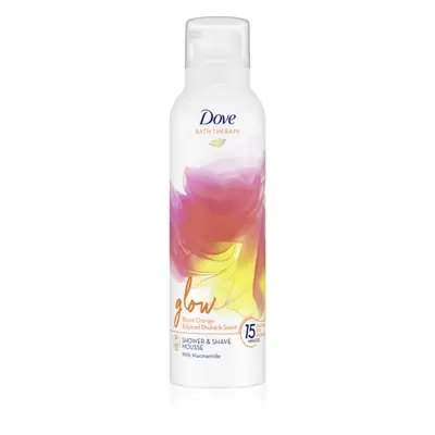 Dove Bath Therapy Glow tusoló hab Blood Orange & Rhubarb 200 ml