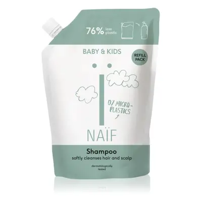 Naif Baby & Kids Shampoo tápláló sampon gyermekeknek születéstől kezdődően utántöltő 500 ml