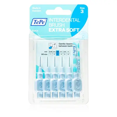 TePe Interdental Brush Extra Soft fogköztisztító kefék 0,6 mm 6 db