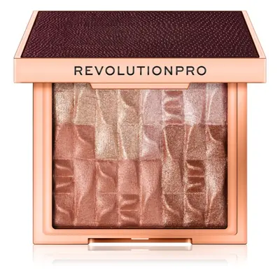 Revolution PRO Goddess Glow élénkítő és bronzosító paletta árnyalat Brick Afterglow 8 g