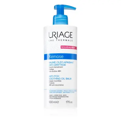 Uriage Xémose Anti-Itch Soothing Oil Balm nyugtató balzsam a nagyon száraz bőrre 500 ml