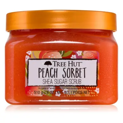 Tree Hut Peach Sorbet cukros test peeling 510 g