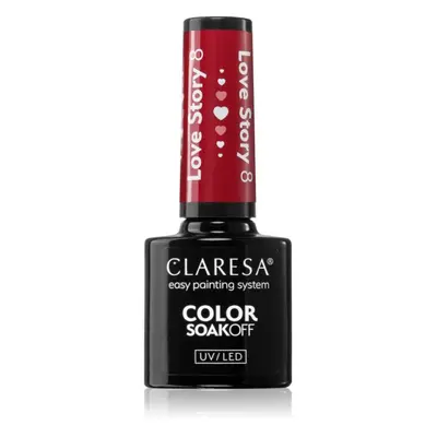 Claresa SoakOff UV/LED Color Love Story géles körömlakk árnyalat 8 5 g