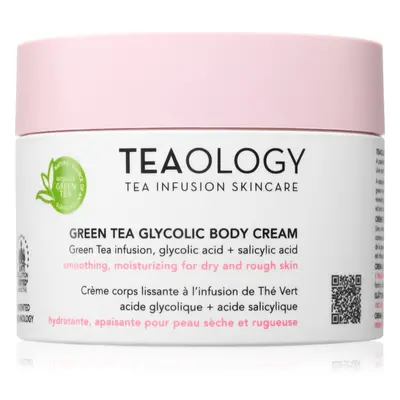 Teaology Green Tea Glycolic Body Cream hidratáló testkrém kisimító hatással 260 ml