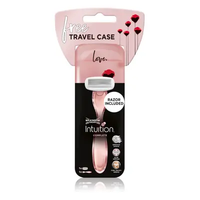 Wilkinson Sword Intuition Complete Travel Case utazó borotva készlet + tartalék fej 1 db