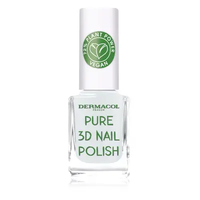 Dermacol Pure 3D körömlakk árnyalat 02 Absolute White 11 ml