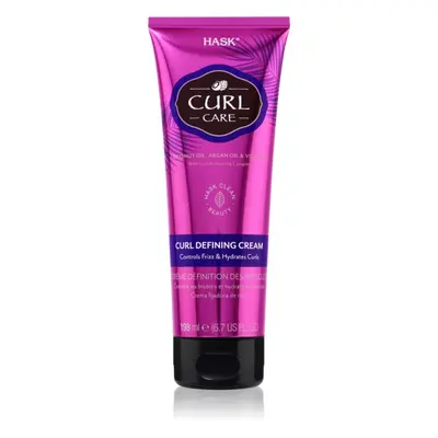 HASK Curl Care kontúrozó krém a hullámos és göndör hajra 198 ml