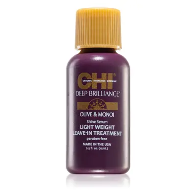 CHI Brilliance Shine Serum Lightweight Leave-in Ttreatment könnyű szérum a fénylő és selymes haj