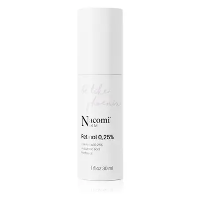 Nacomi Next Level Be Like Phoenix éjszakai ránctalanító szérum Retinol 0,25 % 30 ml