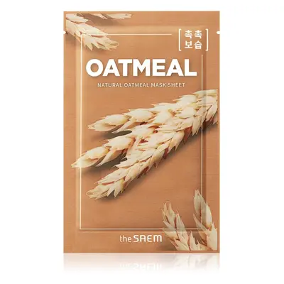 The Saem Natural Mask Sheet Oatmeal hidratáló és revitalizáló arcmaszk 21 ml