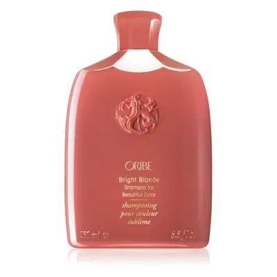 Oribe Bright Blonde lila sampon semlegesíti a sárgás tónusokat 250 ml