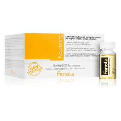 Fanola Nourishing intenzív hidratáló szérum száraz és sérült hajra 12x12 ml