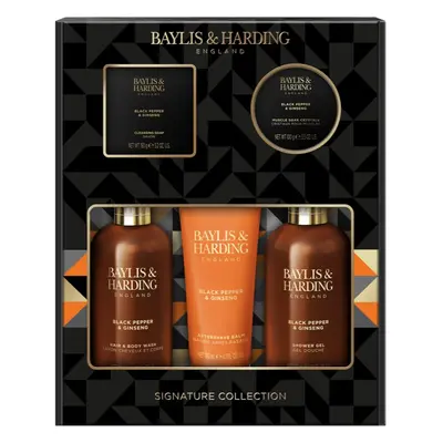 Baylis & Harding Black Pepper & Ginseng ajándékszett fürdőbe uraknak