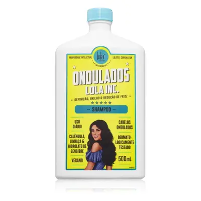 Lola Cosmetics Ondulados Lola Inc. Shampoo hidratáló sampon hullámos és göndör hajra 500 ml