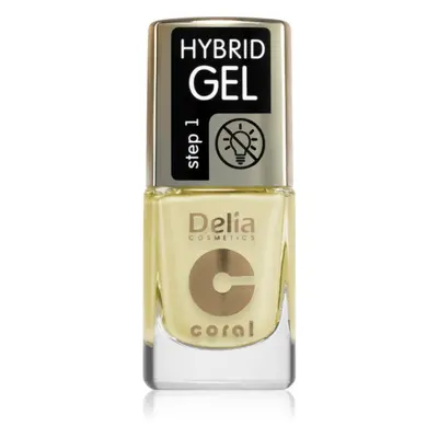 Delia Cosmetics Coral Nail Enamel Hybrid Gel géles körömlakk árnyalat 137 11 ml