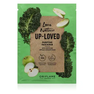 Oriflame Love Nature Up-Loved Upcycled Apple & Organic Kale arctisztító peeling 10 ml