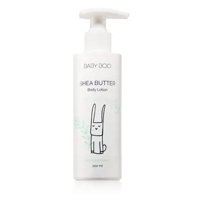 Baby Boo SHEA BUTTER Body Lotion természetes testápoló tej gyermekeknek bambuszvajjal 200 ml