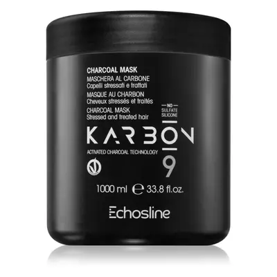 Echosline CHARCOAL Mask haj maszk aktív szénnel 1000 ml