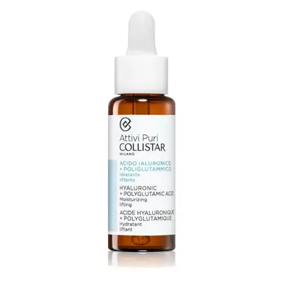 Collistar Attivi Puri Hyaluronic + Polyglutamic Acid Serum liftinges arcszérum hialuronsavval 30