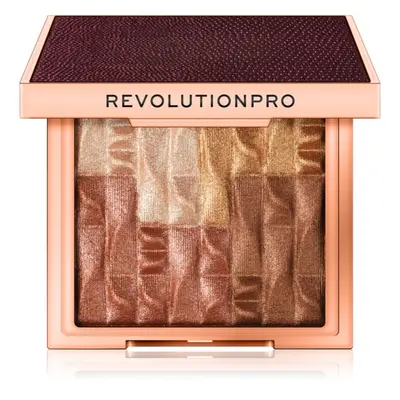 Revolution PRO Goddess Glow élénkítő és bronzosító paletta árnyalat Brick Sublime 8 g