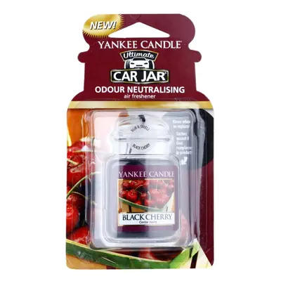 Yankee Candle Black Cherry illat autóba felakasztható autóillatosító 1 db