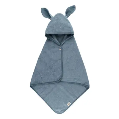 BIBS Kangarooo Hoodie Towel kapucnis törülköző Petrol 65 x 65 cm 1 db