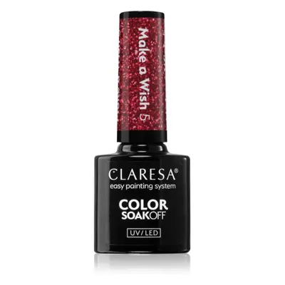 Claresa SoakOff UV/LED Color Make a Wish géles körömlakk árnyalat 5 5 g