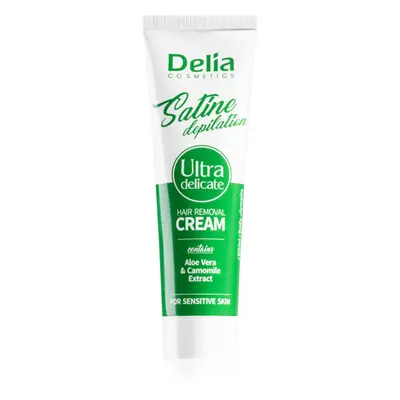 Delia Cosmetics Satine Depilation Ultra-Delicate szőrtelenítő krém az érzékeny bőrre