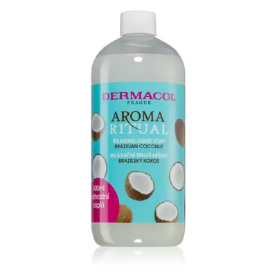 Dermacol Aroma Ritual Brazilian Coconut folyékony szappan utántöltő 500 ml